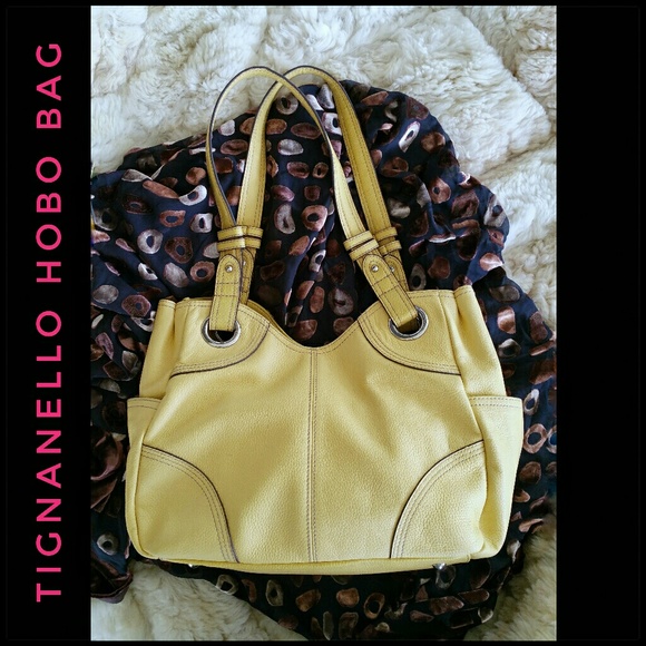 Tignanello Handbags - Just Lowered$ Tignanello Pebbled Leather Hobo Bag